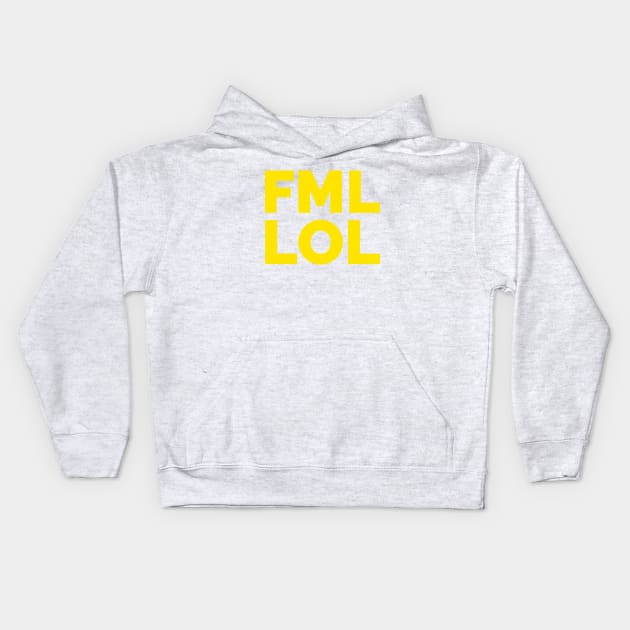 FML LOL Kids Hoodie by fakebandshirts